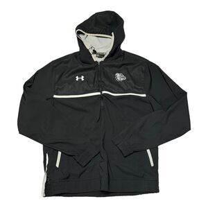 Gonzaga Bulldogs Underarmour 1/4 Zip Jacket Men’s L Lightweight‎ Zip sweatshirt